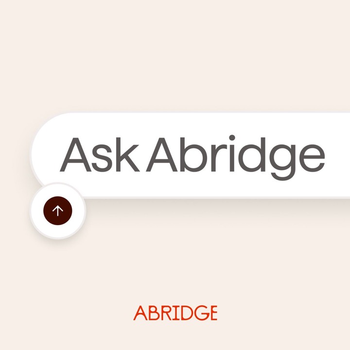 Publicité Abridge : image diffusée sur LinkedIn