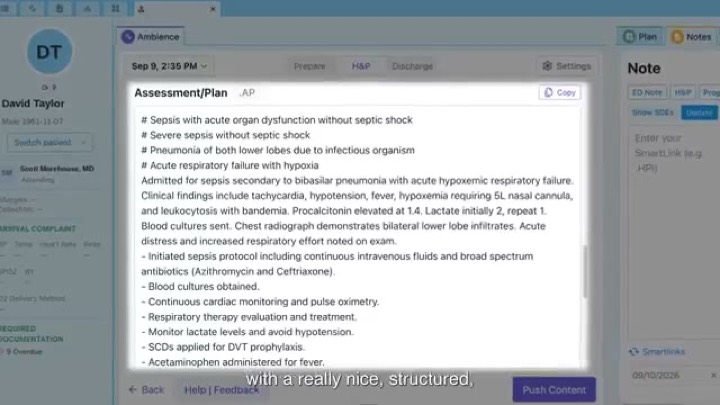 Image de la vidéo Ambience Healthcare à 18.3 s
